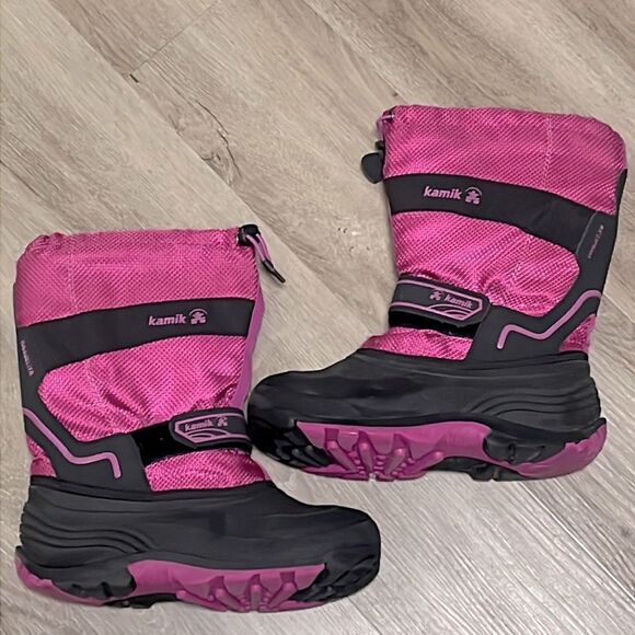 Girls KAMIK Pink Winter Boots Size 5 (Big Girl) - Picture 1 of 6